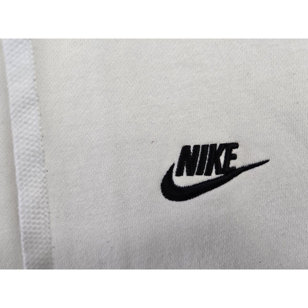 Nike Hoodie Mens White Size S Club Pullover Sweat Shirt BV2654-100 Athletic - Picture 4 of 7
